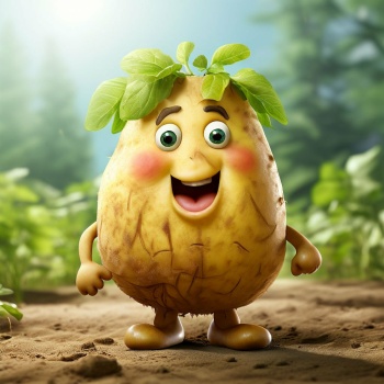 Solve Veganicus Potatus jigsaw puzzle online with 9 pieces