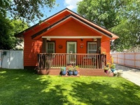 Neat little orange house