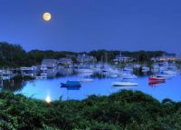 Full Moon Over Wychmere Harbor