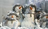 happy snowmen christmas