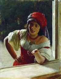 Gypsy Woman 1886 by Nikolai Yaroshenko