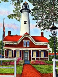Saint Simon's Island Lighthouse, Georgia