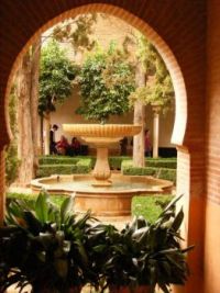 Fountain in Alhambra Palace, Granada
