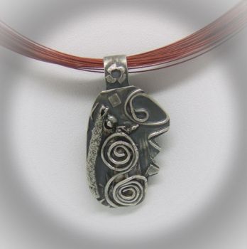 Sacred Spiral Sterling pendant