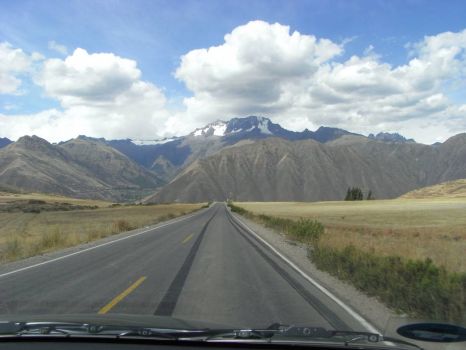 Driving in the Andes, Peru
