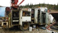 Service Truck at Mine Site in Alaska