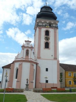 Kostel v Bechyni -Church in town Bechyne
