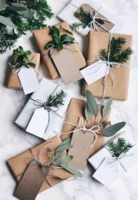 Gifts - Brown, White and Green