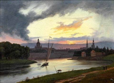 Dresden Solnedgang (1838)