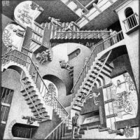 Relativity by Escher