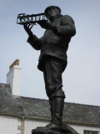 statue in Monmouth UK