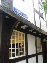 Grope Lane in Shrewsbury