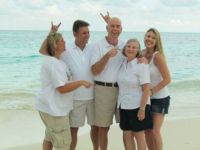 family at Cancun