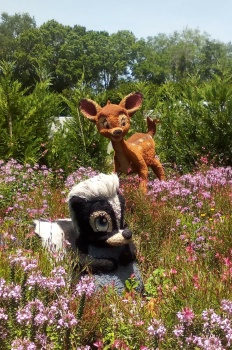 Bambi & Flower Topiaries