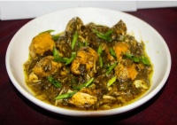 Burmese Chicken w/ Pickled Tea Leaves Curry