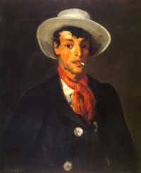 Robert Henri (American, 1865–1929), Gypsy with Cigarette (1906)