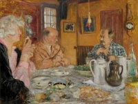 Edouard Vuillard (French, 1868–1940), Le petit-déjeuner à Pont-l'Evêque (1930)