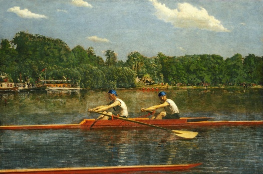 Solve The Biglin Brothers Racing by Thomas Eakins jigsaw puzzle online ...