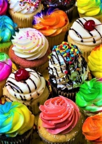 Colorful-cupcakes