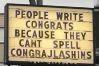 Congratoolashuns 😂😂😂