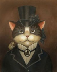 "Victorian Lady Cat"