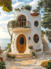 Unusual Custom Two Story Beach Cottage....