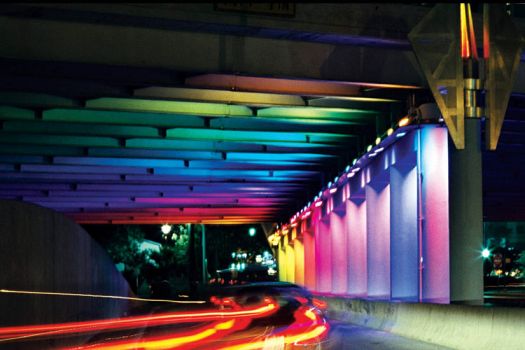 rainbow tunnel