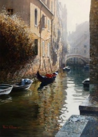 Venice Painting by Raffaele Fiore, Italian contemporary artist (b.1961)
