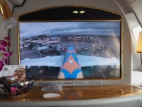 Tail camera view of A380