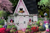 Pink Garden Shed