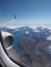 Over the Southern Alps
