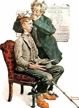 Solve Norman Rockwell jigsaw puzzle online with 20 pieces