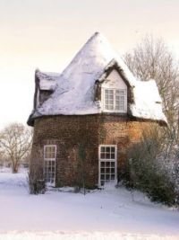 An English Winter - The Round House, Little Thetford, Ely, Cambridgeshire